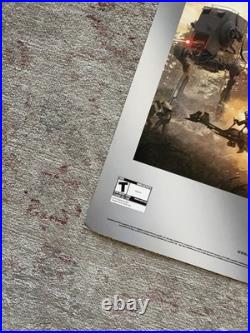 Vintage RARE Star Wars Battlefront Store Display Original Double Sided Display