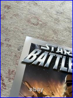 Vintage RARE Star Wars Battlefront Store Display Original Double Sided Display