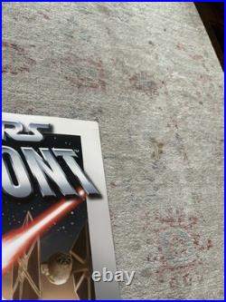 Vintage RARE Star Wars Battlefront Store Display Original Double Sided Display