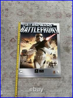 Vintage RARE Star Wars Battlefront Store Display Original Double Sided Display