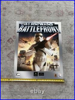 Vintage RARE Star Wars Battlefront Store Display Original Double Sided Display
