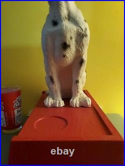 Vintage! Rare 1998 Budweiser 15.5 Tall Resin Dalmation. Store/Bar, Beer Display