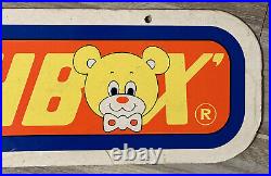 Vintage Rare 22 Matchbox Cardboard Display Sign