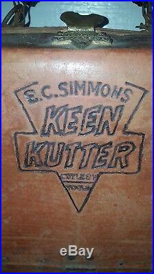 Vintage Rare Antique Keen Kutter Salesmans Sample Suitcase! L@@K