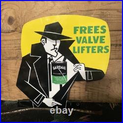 Vintage Rare Bardahl Oil Additive Can Store Display Metal Sign