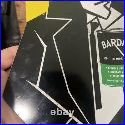 Vintage Rare Bardahl Oil Additive Can Store Display Metal Sign