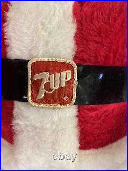 Vintage Rare Huge Harold Gale 7-Up Santa Claus Store Display 45 X 16 X 14