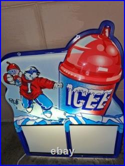 Vintage Rare ICEE Polar Bear Lighted Merchandiser Display Slush 120V Vintage Rare ICEE Polar Bear Lighted Merchandiser Display Slush 120V