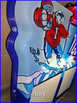 Vintage Rare ICEE Polar Bear Lighted Merchandiser Display Slush 120V