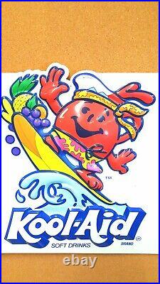 Vintage Rare Surfboard Kool -aid Guy Store Display Sign / 22 1/2 X 17 - Minty