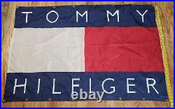 Vintage Rare Tommy Hilfiger Display Store Banner Flag 53 x 35