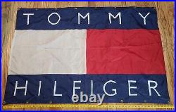 Vintage Rare Tommy Hilfiger Display Store Banner Flag 53 x 35