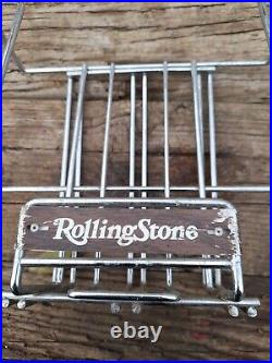 Vintage Rolling Stone Magazine Store Display Metal Rack, Rare