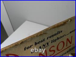 Vintage Ronson Lighter Supplies Store Display- Vintage Tobacciana- Ronsonol-rare