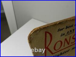 Vintage Ronson Lighter Supplies Store Display- Vintage Tobacciana- Ronsonol-rare