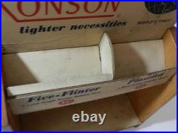 Vintage Ronson Lighter Supplies Store Display- Vintage Tobacciana- Ronsonol-rare