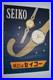 Vintage SEIKO Super 15 Jewels Watch Promo Poster Store Display Sign Japan Rare