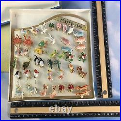 Vintage Scatter Pin Store Display 44 Pins by Bug Technology Made Korea Rare Find