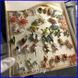 Vintage Scatter Pin Store Display 44 Pins by Bug Technology Made Korea Rare Find