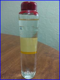 Vintage Shell Oil Glass Embossed Test Tube Fuel & Lubricant Store Display Rare