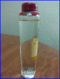 Vintage Shell Oil Glass Embossed Test Tube Fuel & Lubricant Store Display Rare