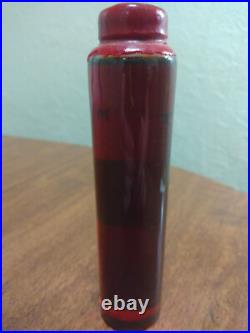 Vintage Shell Oil Glass Embossed Test Tube Fuel & Lubricant Store Display Rare