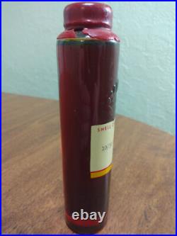 Vintage Shell Oil Glass Embossed Test Tube Fuel & Lubricant Store Display Rare