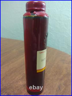Vintage Shell Oil Glass Embossed Test Tube Fuel & Lubricant Store Display Rare