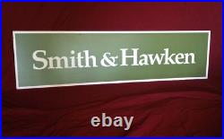 Vintage Smith & Hawken Store Display Sign LARGE & RARE Dual Sided Sign LOOK
