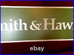 Vintage Smith & Hawken Store Display Sign LARGE & RARE Dual Sided Sign LOOK