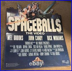 Vintage Spaceballs The Video Cardboard Store Display MGM/UA Home Video RARE