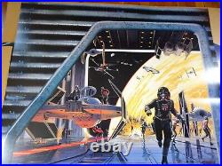 Vintage Star Wars Store Display MINT Galoob Ralph McQuarrie Artwork 1995 Rare