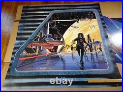 Vintage Star Wars Store Display MINT Galoob Ralph McQuarrie Artwork 1995 Rare