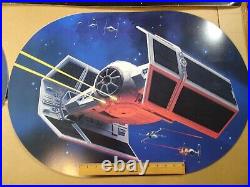 Vintage Star Wars Store Display MINT Galoob Ralph McQuarrie Artwork 1995 Rare