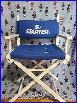 Vintage Starter Director's Chair Blue Promo Store Display Rare Collectible