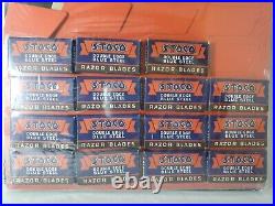 Vintage Stoco Razor Blades Store Display Rare 15 Count NEW OLD STOCK 9X 12