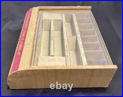 Vintage Store Display Countertop Display Case- Eversharp RARE