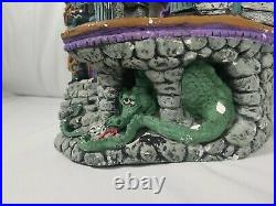 Vintage Store Display Halloween Haunted House Lemax Style Village RARE 80's 90's