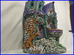 Vintage Store Display Halloween Haunted House Lemax Style Village RARE 80's 90's