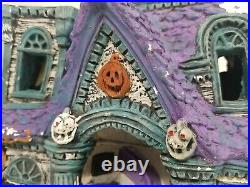 Vintage Store Display Halloween Haunted House Lemax Style Village RARE 80's 90's