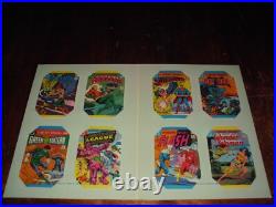 Vintage Super Hero Comic Store Display Wonder Woman Rare Aquaman Flash Mib 1981