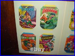 Vintage Super Hero Comic Store Display Wonder Woman Rare Aquaman Flash Mib 1981