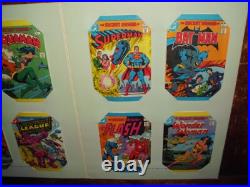 Vintage Super Hero Comic Store Display Wonder Woman Rare Aquaman Flash Mib 1981