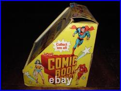 Vintage Super Hero Comic Store Display Wonder Woman Rare Aquaman Flash Mib 1981