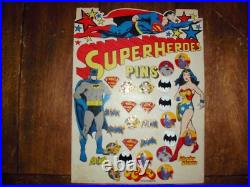Vintage Super Heroes Store Display Wonder Woman Rare Super Friends Jla M 1976