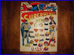 Vintage Super Heroes Store Display Wonder Woman Rare Super Friends Jla M 1976