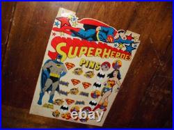 Vintage Super Heroes Store Display Wonder Woman Rare Super Friends Jla M 1976