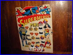 Vintage Super Heroes Store Display Wonder Woman Rare Super Friends Jla M 1976