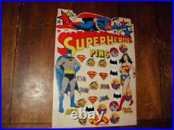 Vintage Super Heroes Store Display Wonder Woman Rare Super Friends Jla M 1976