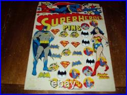 Vintage Super Heroes Store Display Wonder Woman Rare Super Friends Jla M 1976
